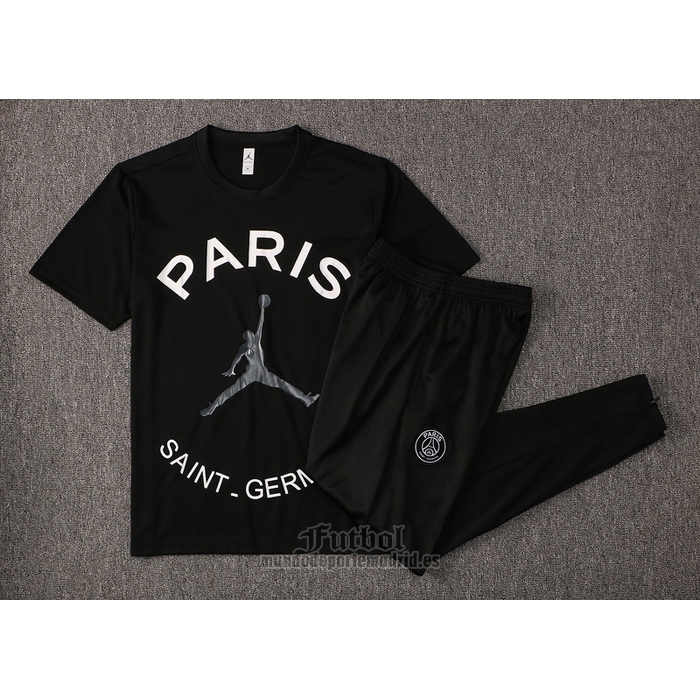 Chandal del Paris Saint-Germain Manga Corta 202021-2022 Negro